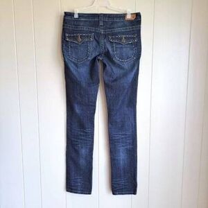 Vigoss Collection Women's Low Rise Skinny Blue Denim Jeans Size 5